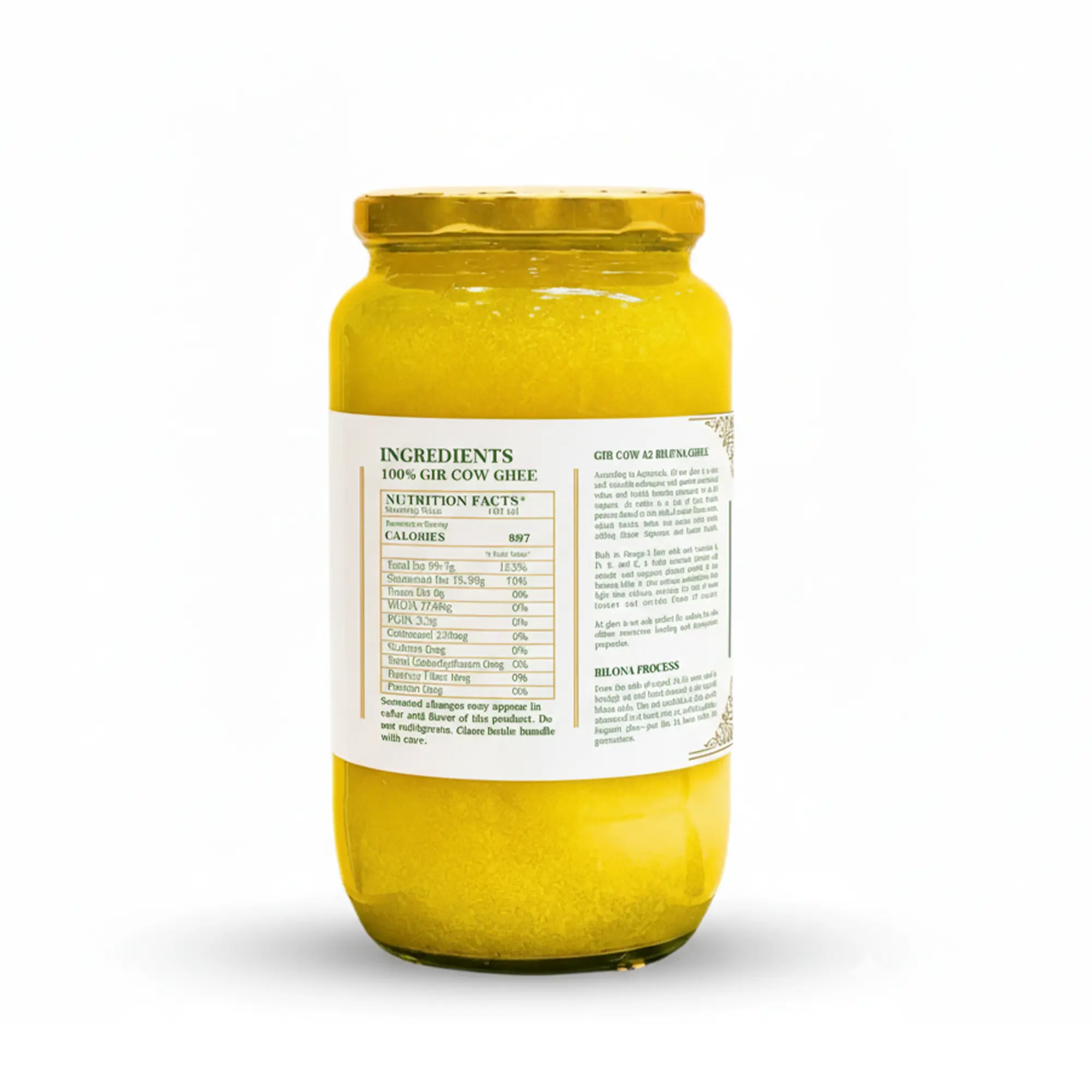 A2 Gir Cow Bilona Ghee – Saarnik Naturals | A2 Gir Cow Butter – 1 liter My Store