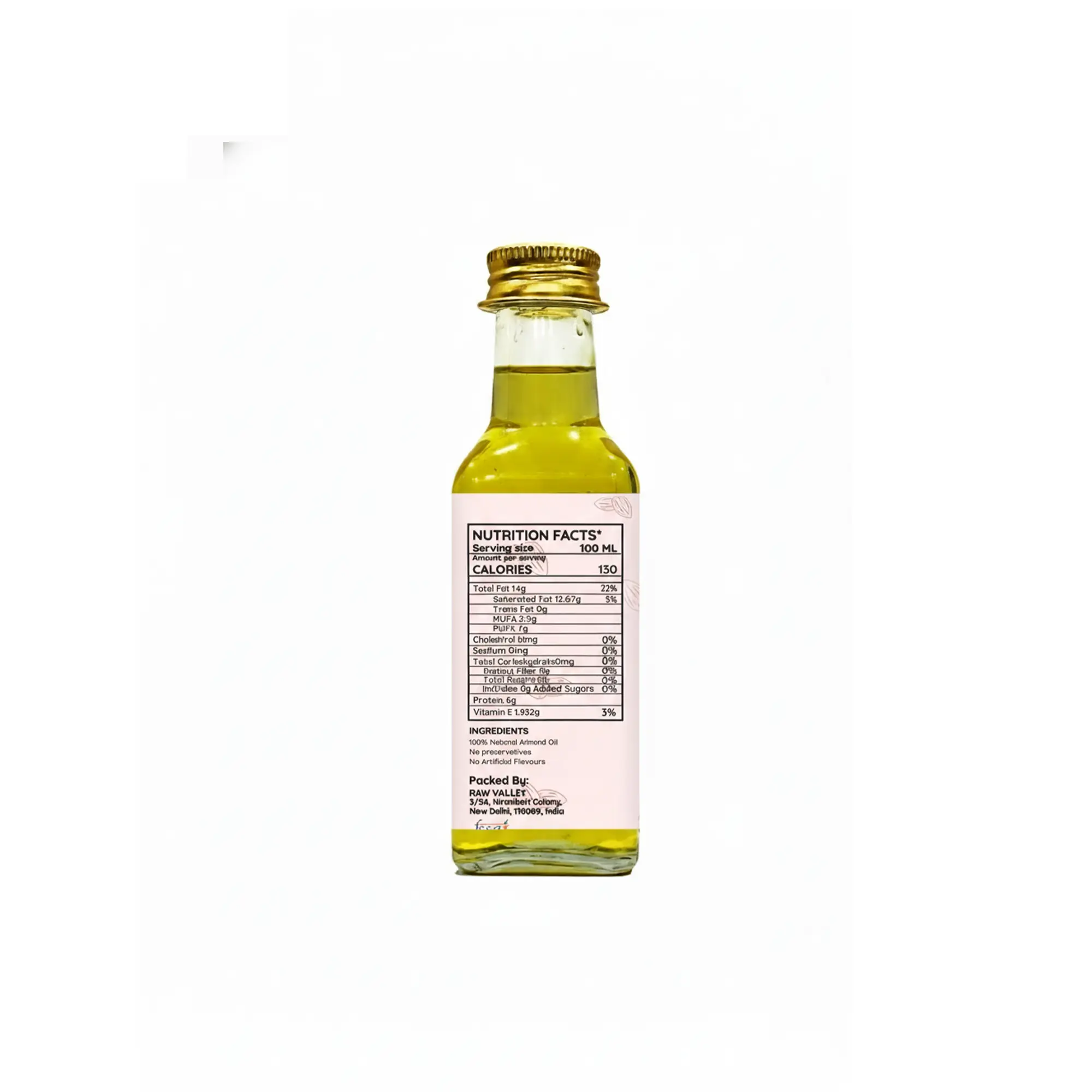 Almond Oil for Skin & Hair Growth | Cold Pressed Edible Oil | 100ml Saarnik Naturals