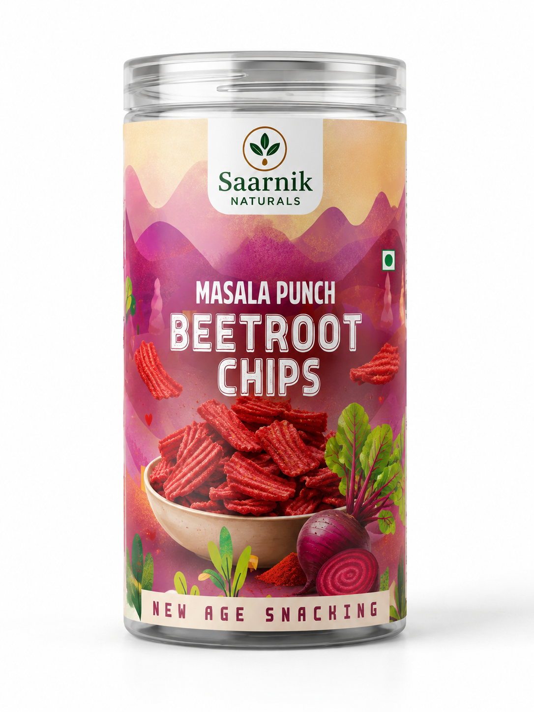 Saarnik Naturals Beetroot Chips (150g)