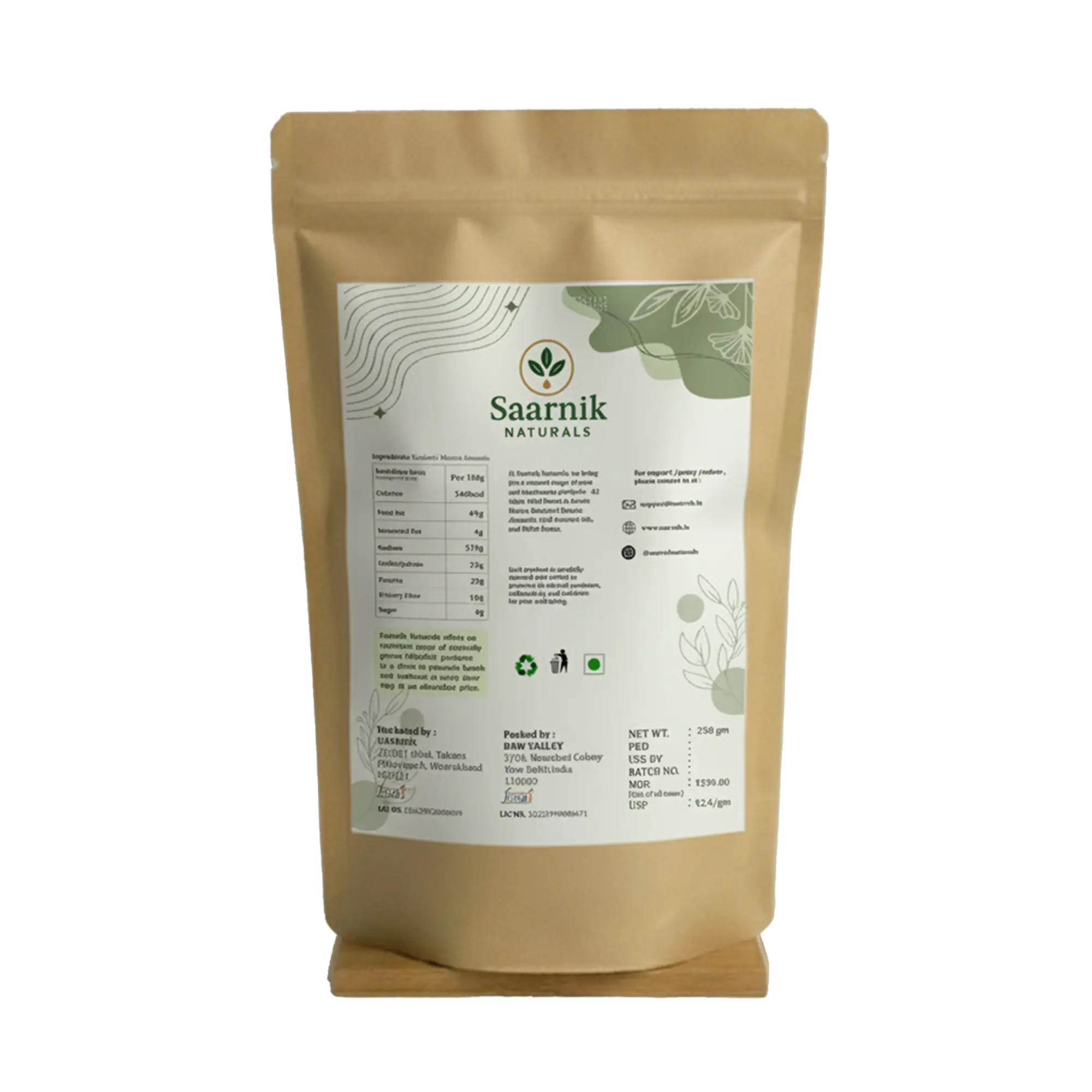 Kashmiri Mamra Almonds (High Oil) | Pure, Unpolished Badam Saarnik Naturals