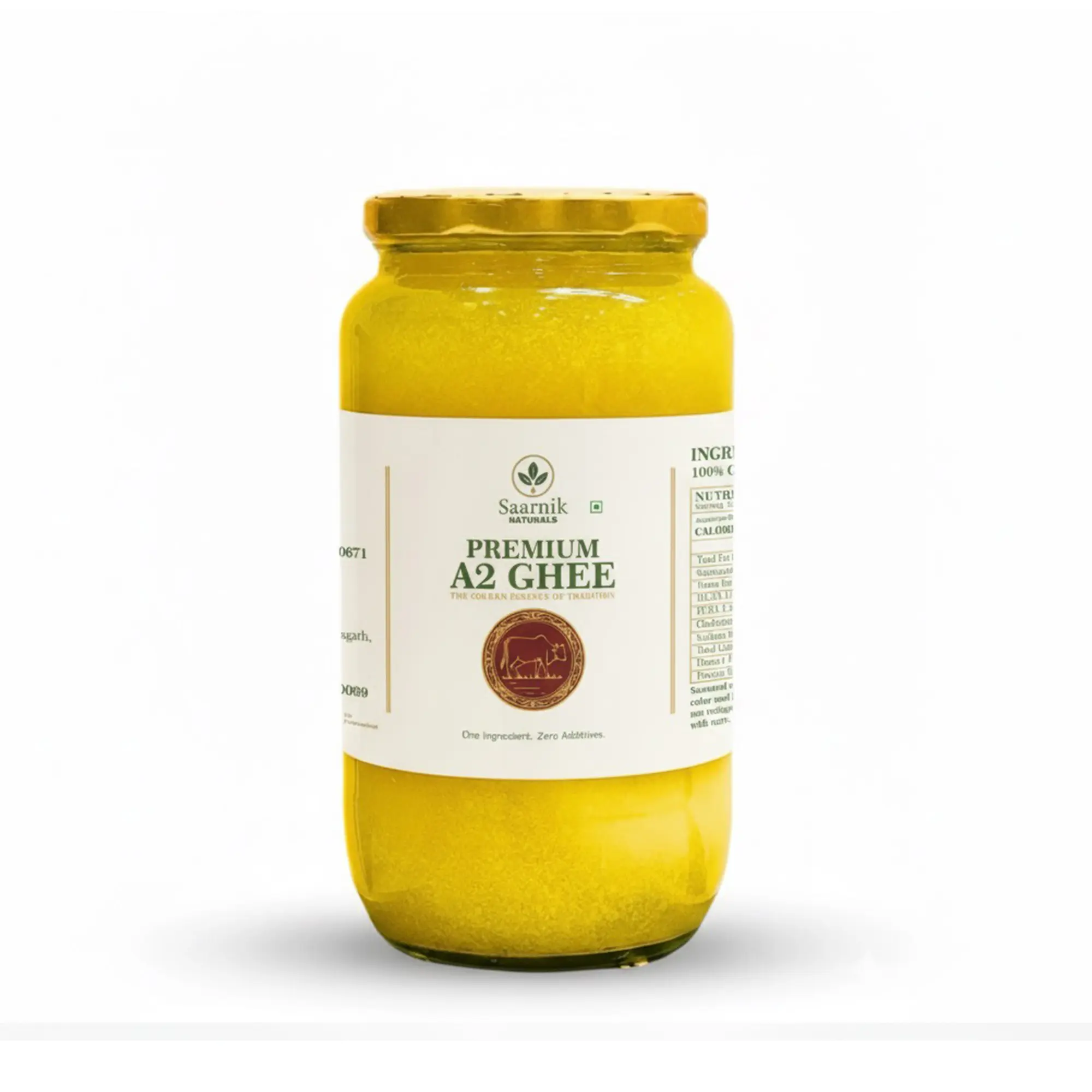 A2 Gir Cow Bilona Ghee – Saarnik Naturals | A2 Gir Cow Butter – 1 liter My Store