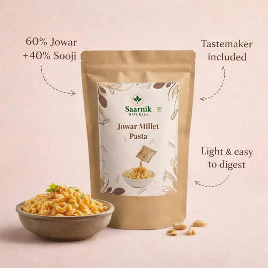 Jowar Millet Pasta – High Iron & Calcium, No Maida, Healthy Sorghum Pasta
