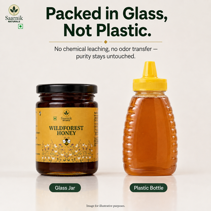 Raw Pure Organic Honey | Wildforest | Affordable 250g by Saarnik Naturals