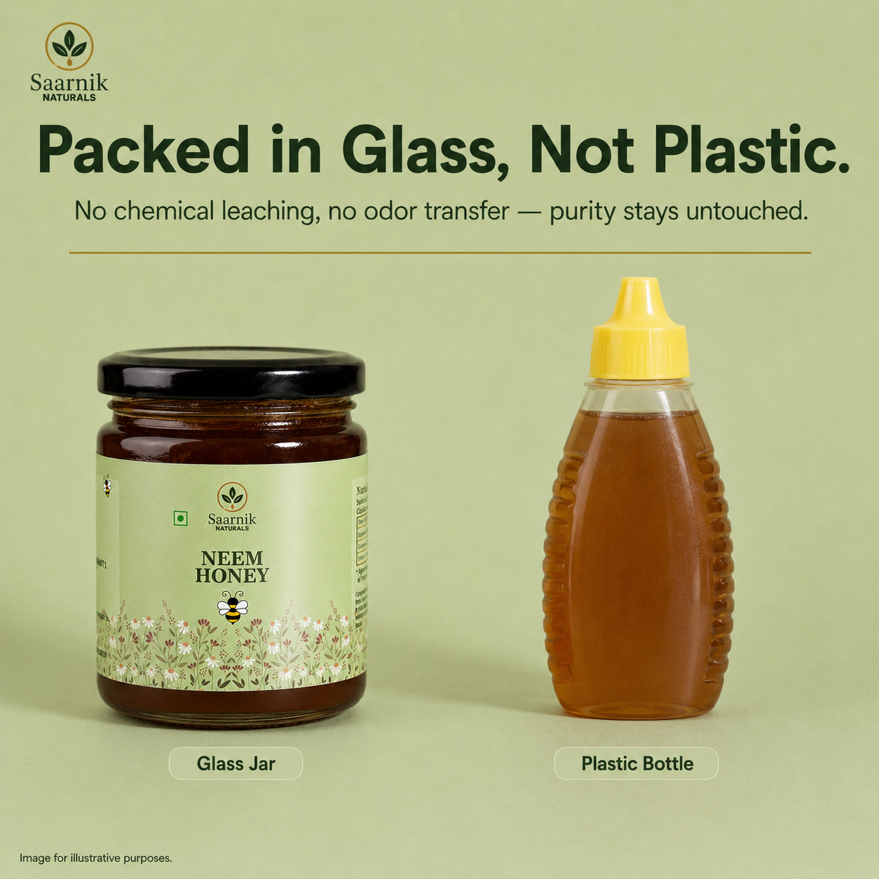 Pure Raw Neem Honey – Natural Nectar, Unprocessed - 250gm