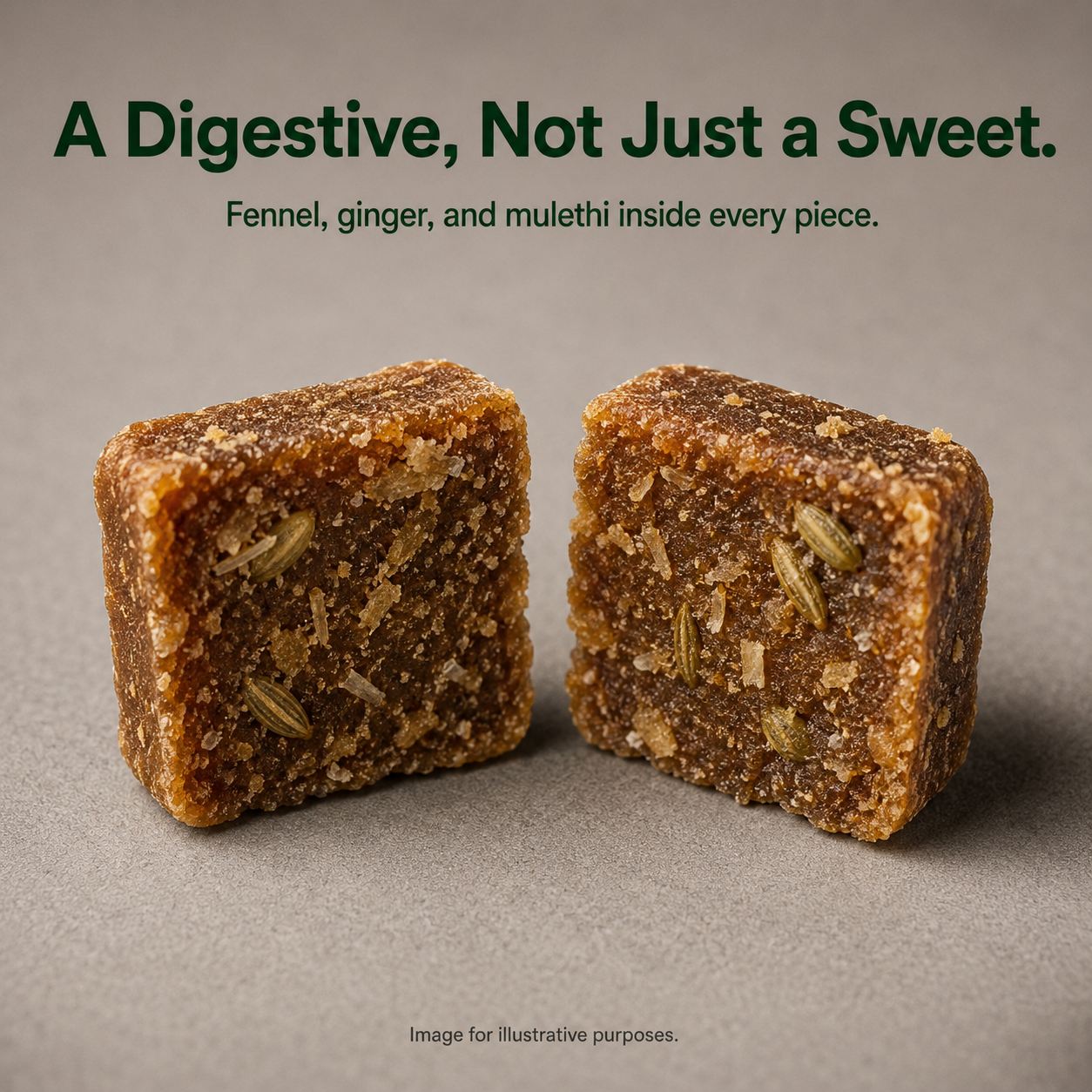 Saarnik Naturals Paan Jaggery, Organic Natural Sweetener- 400g Pack in Glass Jar