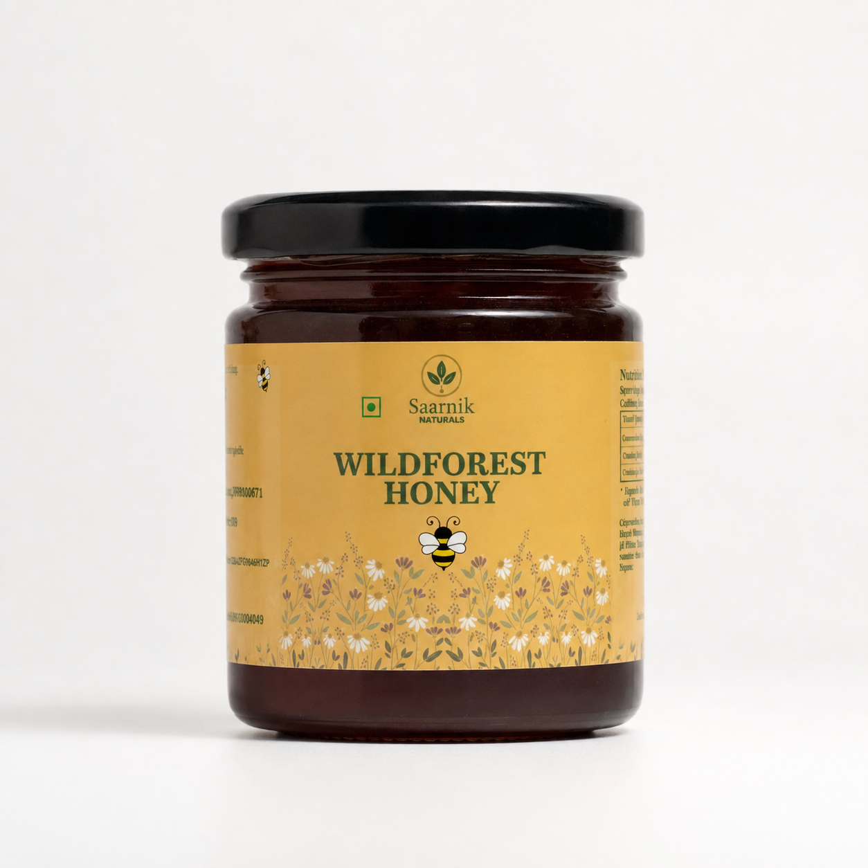Raw Pure Organic Honey | Wildforest | Affordable 250g by Saarnik Naturals