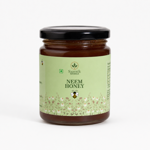 Pure Raw Neem Honey – Natural Nectar, Unprocessed - 250gm