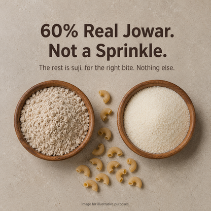 Jowar Millet Macaroni – High Iron & Calcium, No Maida, Healthy Sorghum Pasta