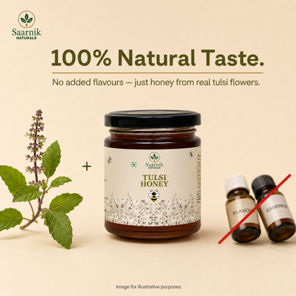 Pure Raw Tulsi Honey – Natural Nectar, Unprocessed