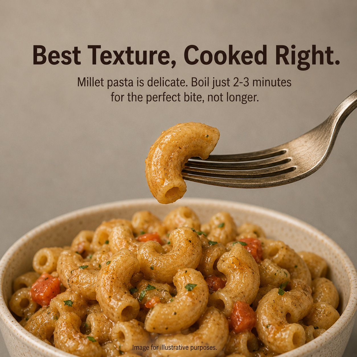 Jowar Millet Macaroni – High Iron & Calcium, No Maida, Healthy Sorghum Pasta