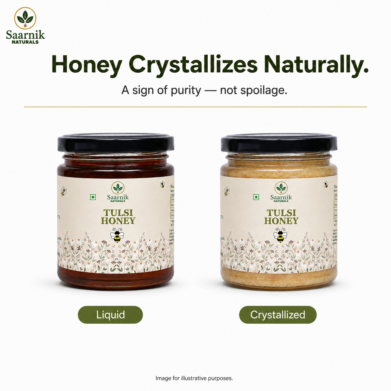 Pure Raw Tulsi Honey – Natural Nectar, Unprocessed