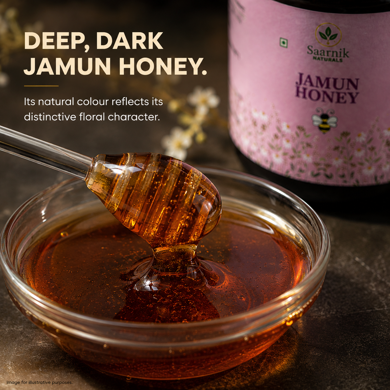 Pure Raw Jamun Honey – Natural Nectar | 100% Unprocessed - 250gm