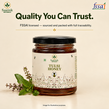 Pure Raw Tulsi Honey – Natural Nectar, Unprocessed