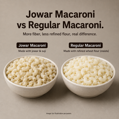 Jowar Millet Macaroni – High Iron & Calcium, No Maida, Healthy Sorghum Pasta