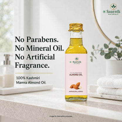 Almond Oil for Skin & Hair Growth | Cold Pressed Edible Oil | 100ml