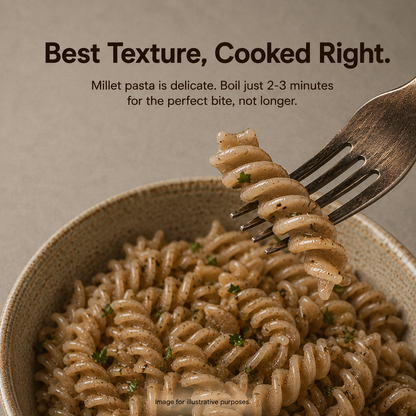 Jowar Millet Pasta – High Iron & Calcium, No Maida, Healthy Sorghum Pasta
