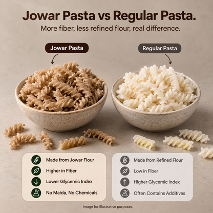 Jowar Millet Pasta – High Iron & Calcium, No Maida, Healthy Sorghum Pasta