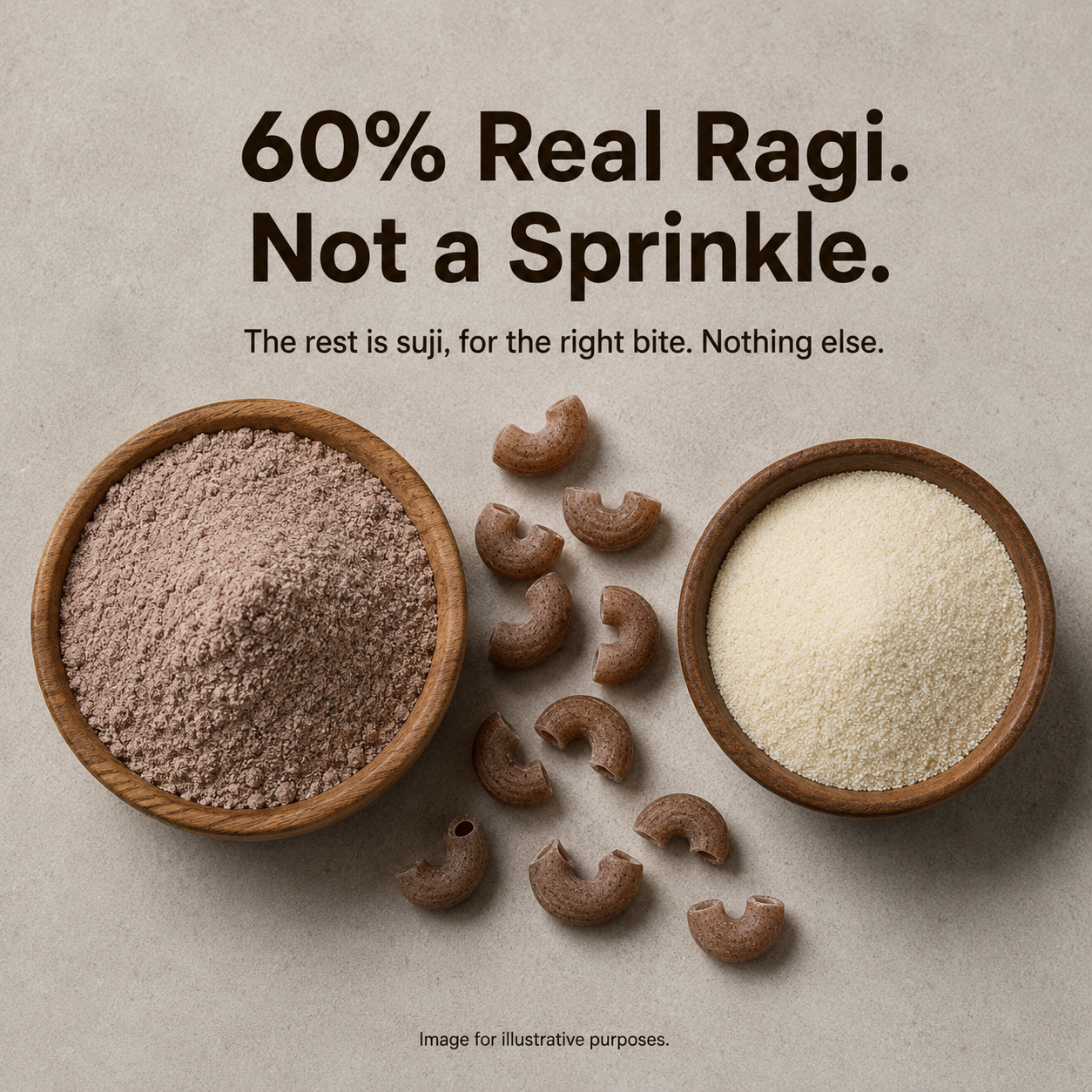 Ragi Millet Macaroni (Saarnik Naturals) – Healthy, No Maida, High-Fiber Pasta
