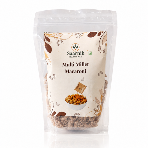 Multi Millet Macaroni – No Maida, Blend of 4 Millets & Suji, High Fibre