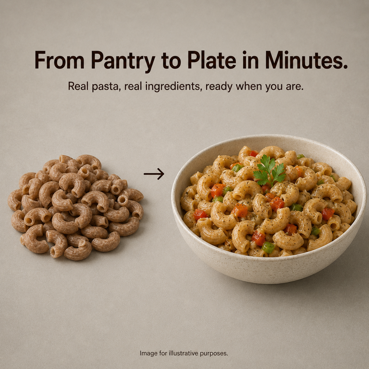 Multi Millet Macaroni – No Maida, Blend of 4 Millets & Suji, High Fibre