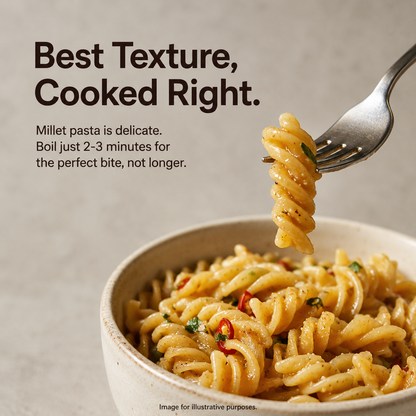 Multi Millet Pasta – No Maida, Blend of 4 Millets & Suji, High Fibre