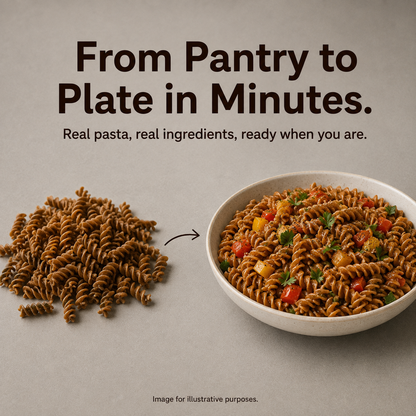 Multi Millet Pasta – No Maida, Blend of 4 Millets & Suji, High Fibre
