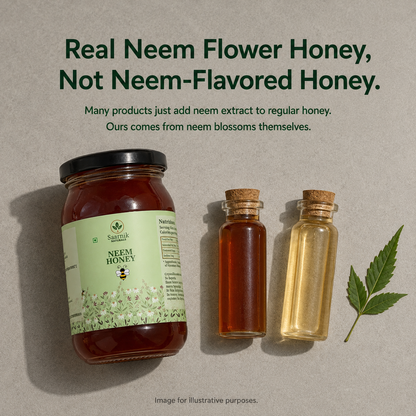 Pure Raw Neem Honey – Natural Nectar, Unprocessed