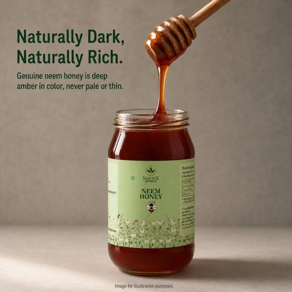 Pure Raw Neem Honey – Natural Nectar, Unprocessed