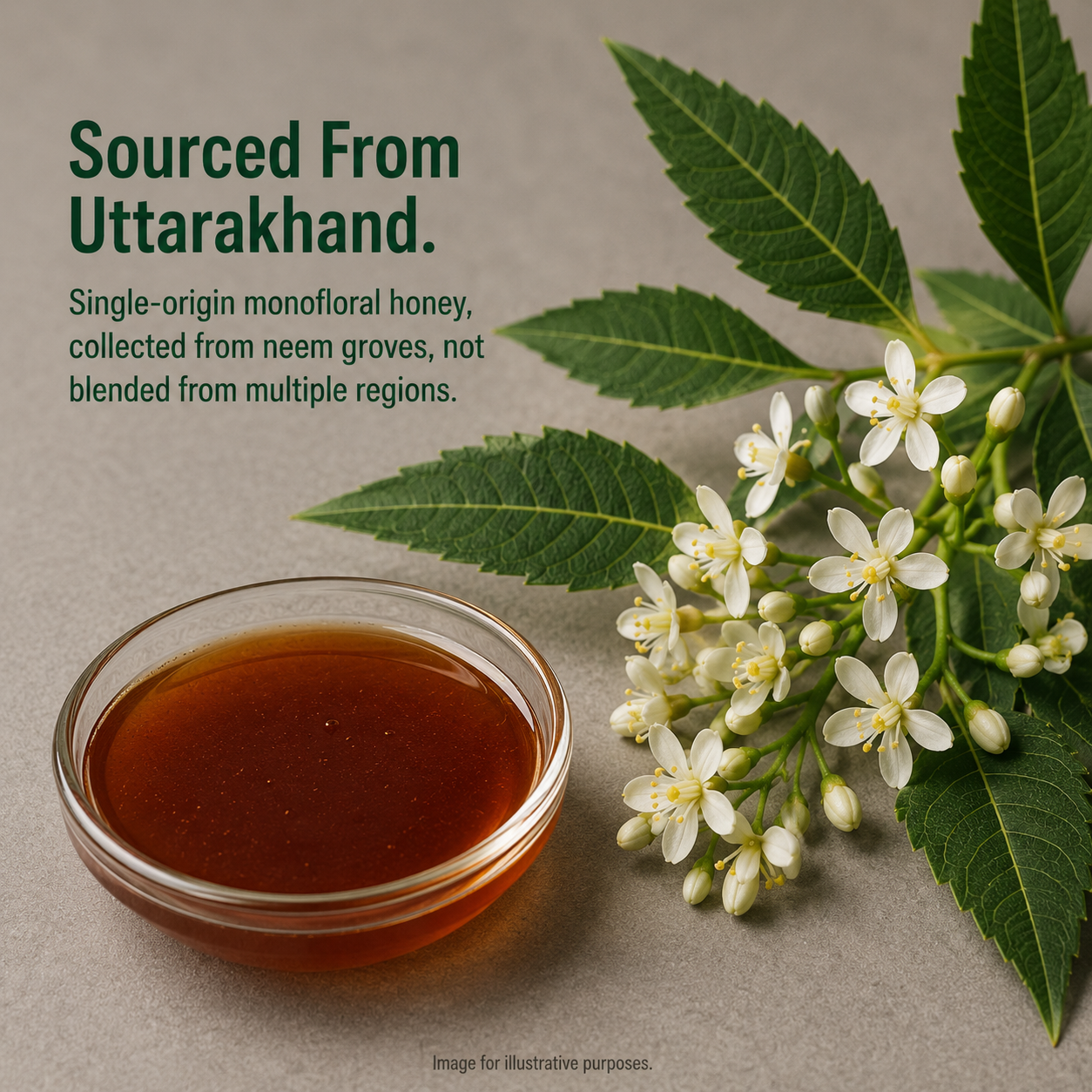 Pure Raw Neem Honey – Natural Nectar, Unprocessed