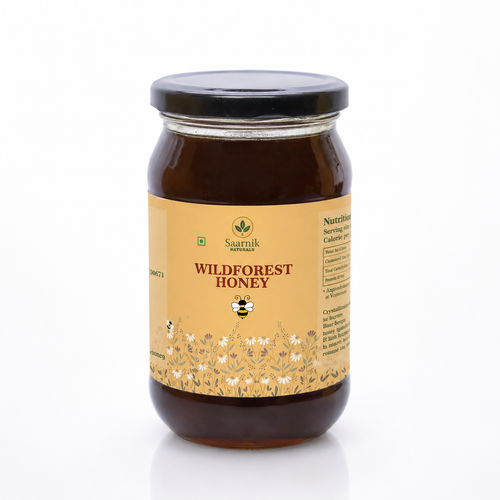 Saarnik Naturals Organic Raw Honey - Authentic Himalayan Sweetness, 500g