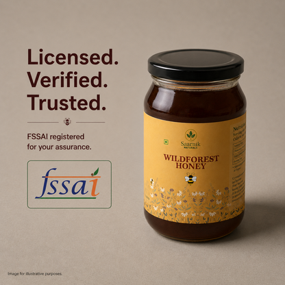 Raw Pure Organic Honey | Wildforest | Affordable 250g by Saarnik Naturals