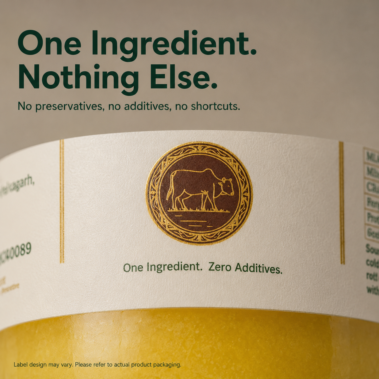 A2 Gir Cow Bilona Ghee – Saarnik Naturals | A2 Gir Cow Ghee – 500ml