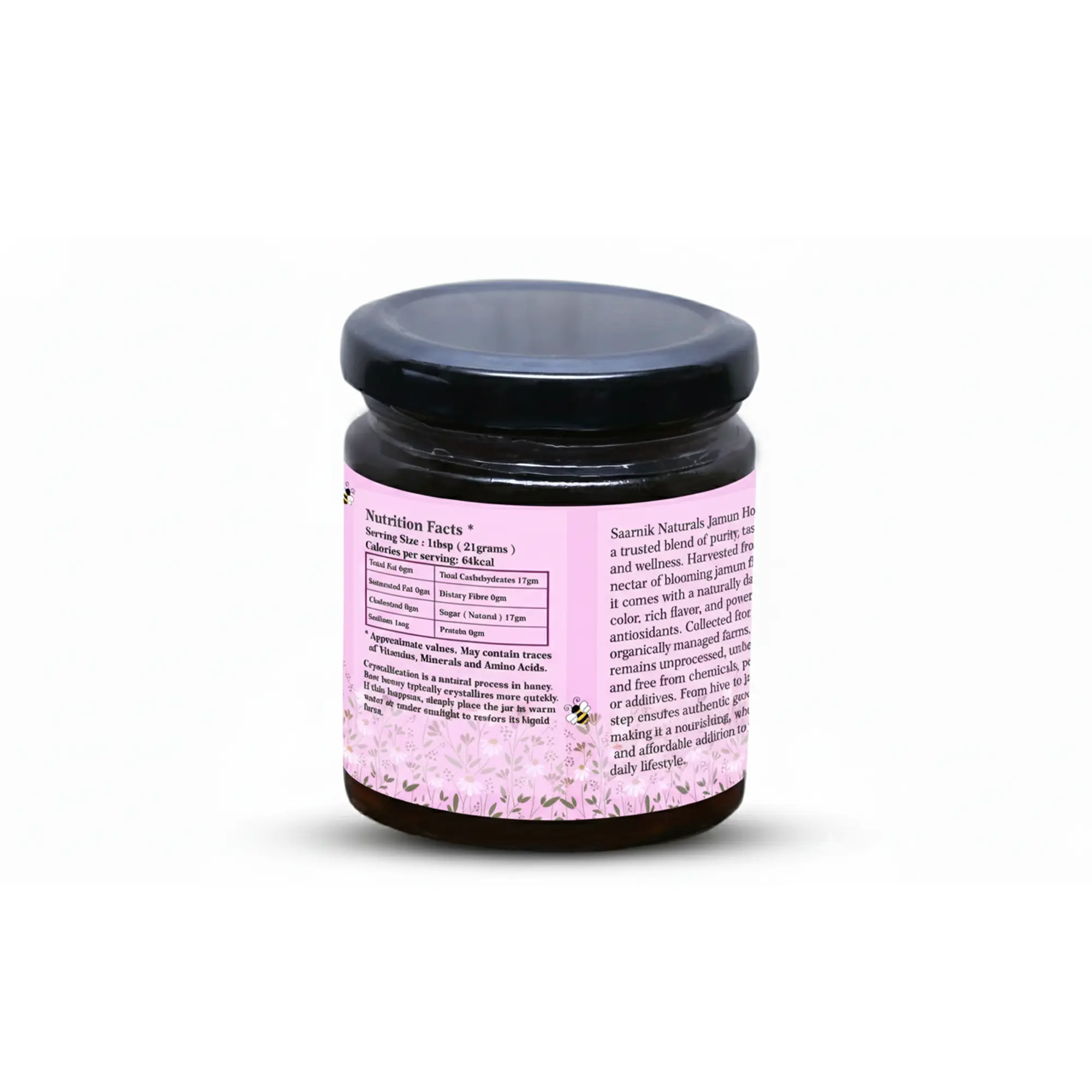 Pure Raw Jamun Honey – Natural Nectar | 100% Unprocessed - 250gm Saarnik Naturals