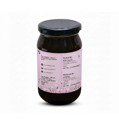 Pure Raw Jamun Honey – Natural Nectar | 100% Unprocessed - 500gm - Saarnik Naturals