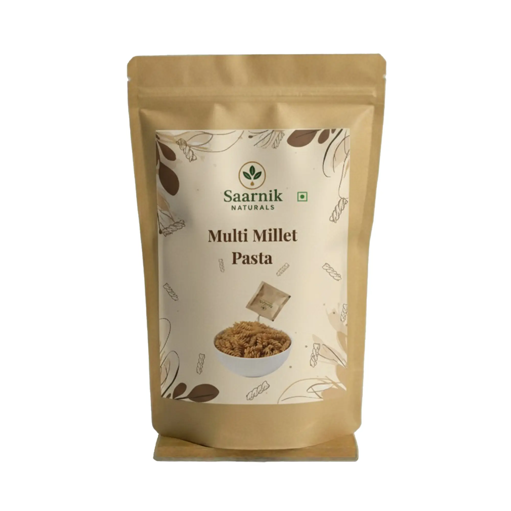 Multi Millet Pasta – No Maida, Blend of 4 Millets & Suji, High Fibre Saarnik Naturals