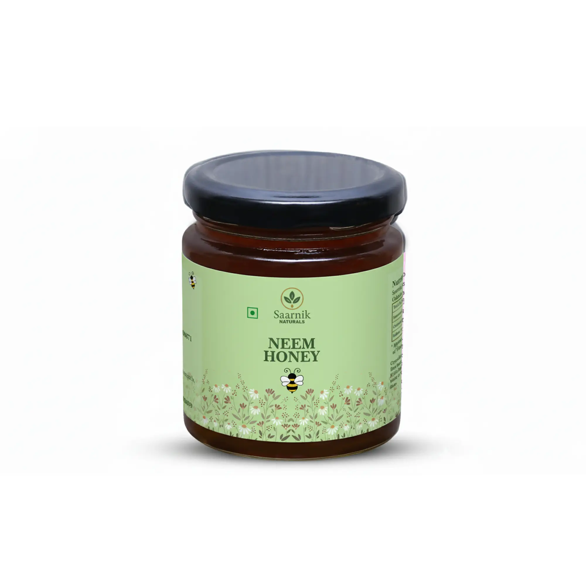 Pure Raw Neem Honey – Natural Nectar, Unprocessed - 250gm Saarnik Naturals