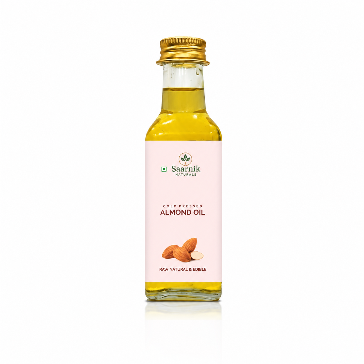 Almond Oil for Skin & Hair Growth | Cold Pressed Edible Oil | 100ml
