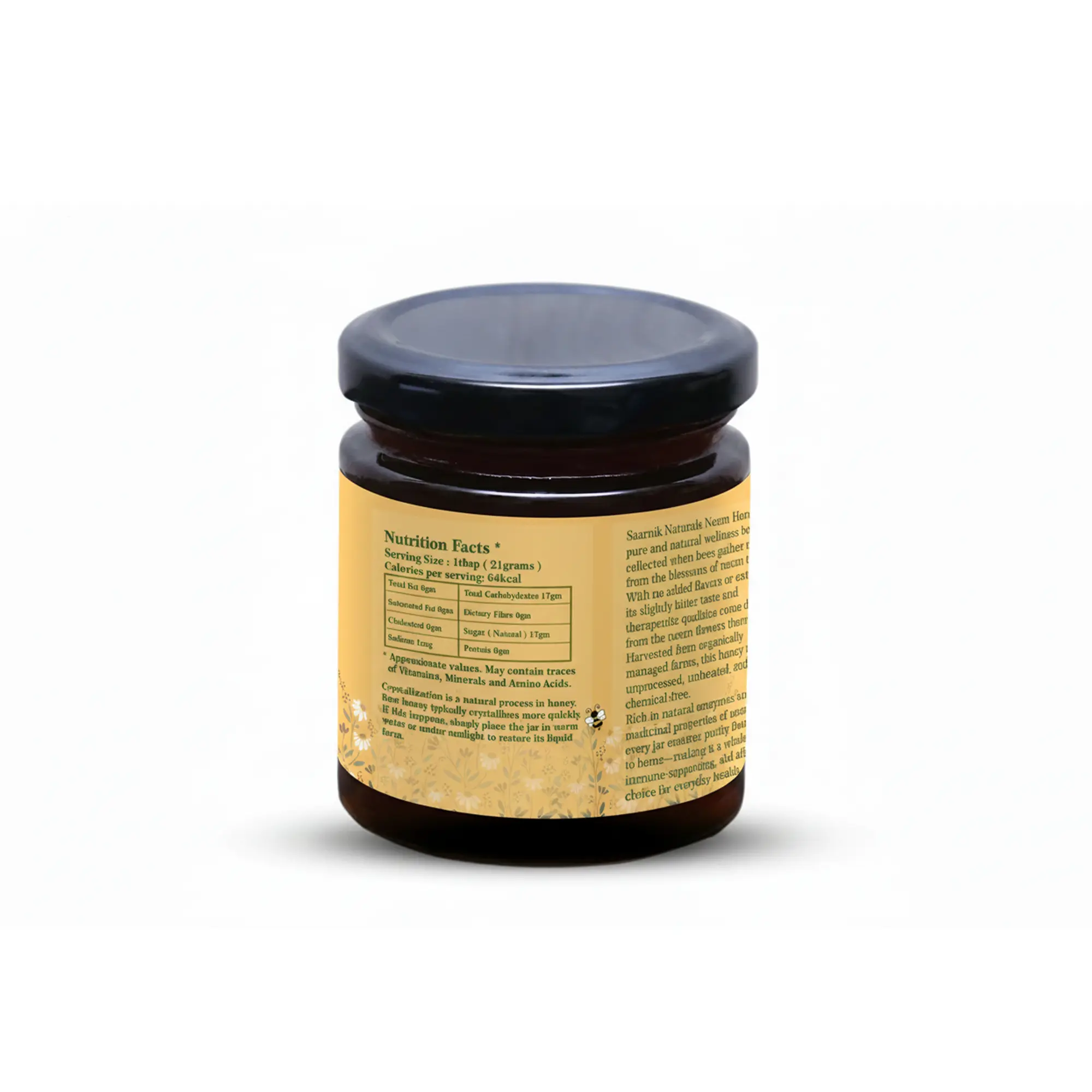 Raw Pure Organic Honey | Wildforest | Affordable 250g by Saarnik Naturals Saarnik Naturals