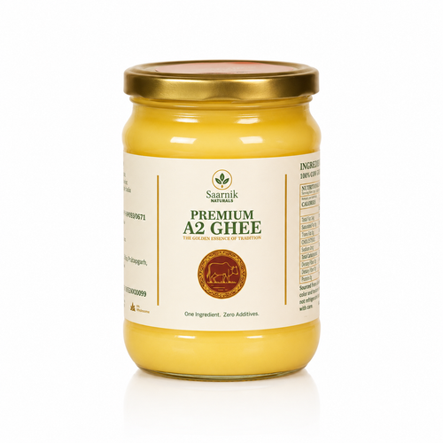 A2 Gir Cow Bilona Ghee – Saarnik Naturals | A2 Gir Cow Ghee – 500ml