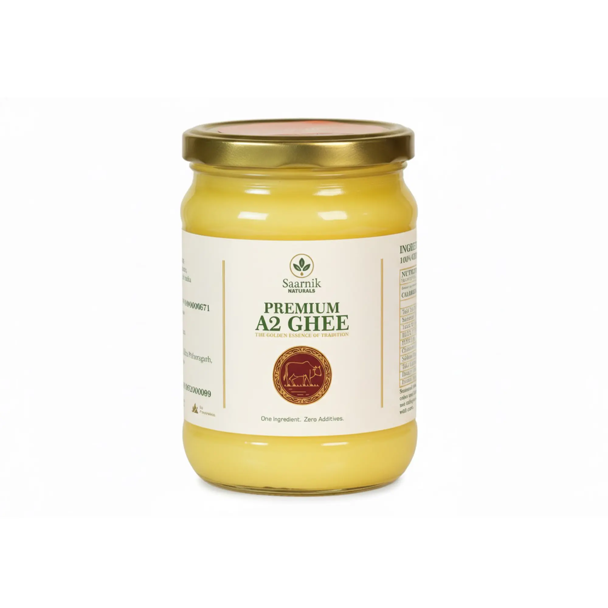 A2 Gir Cow Bilona Ghee – Saarnik Naturals | A2 Gir Cow Ghee – 500ml My Store