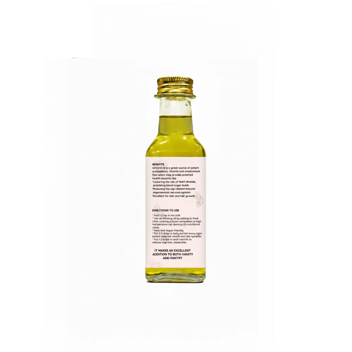 Almond Oil for Skin & Hair Growth | Cold Pressed Edible Oil | 100ml - Saarnik Naturals