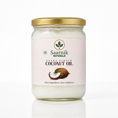 Extra Virgin Coconut Oil – Wooden Cold-Pressed, 500ml
