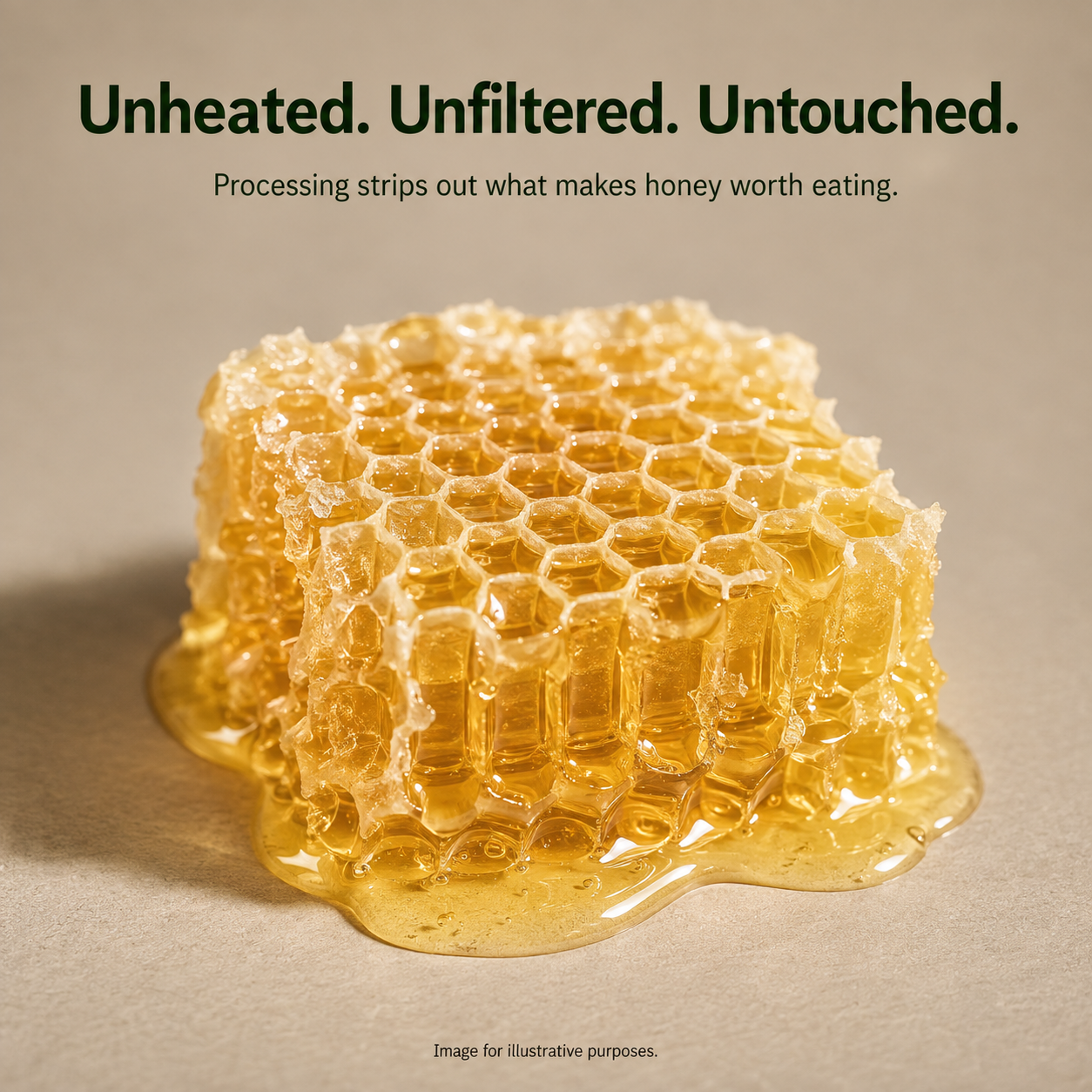 Saarnik Naturals Premium Raw Acacia Honey | Single Flower, Liquid 250gm