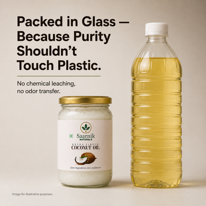 Extra Virgin Coconut Oil – Wooden Cold-Pressed, 500ml