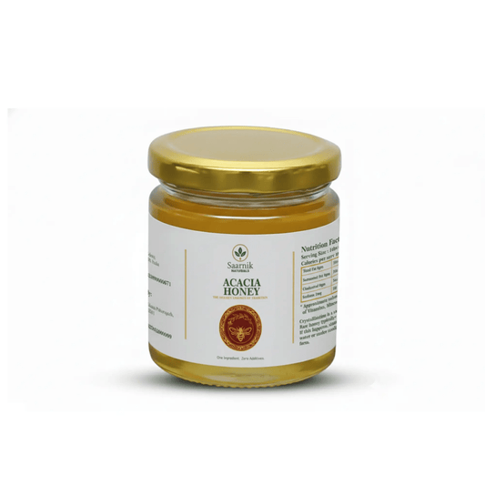 Saarnik Naturals Premium Raw Acacia Honey | Single Flower, Liquid 500gm - Saarnik Naturals